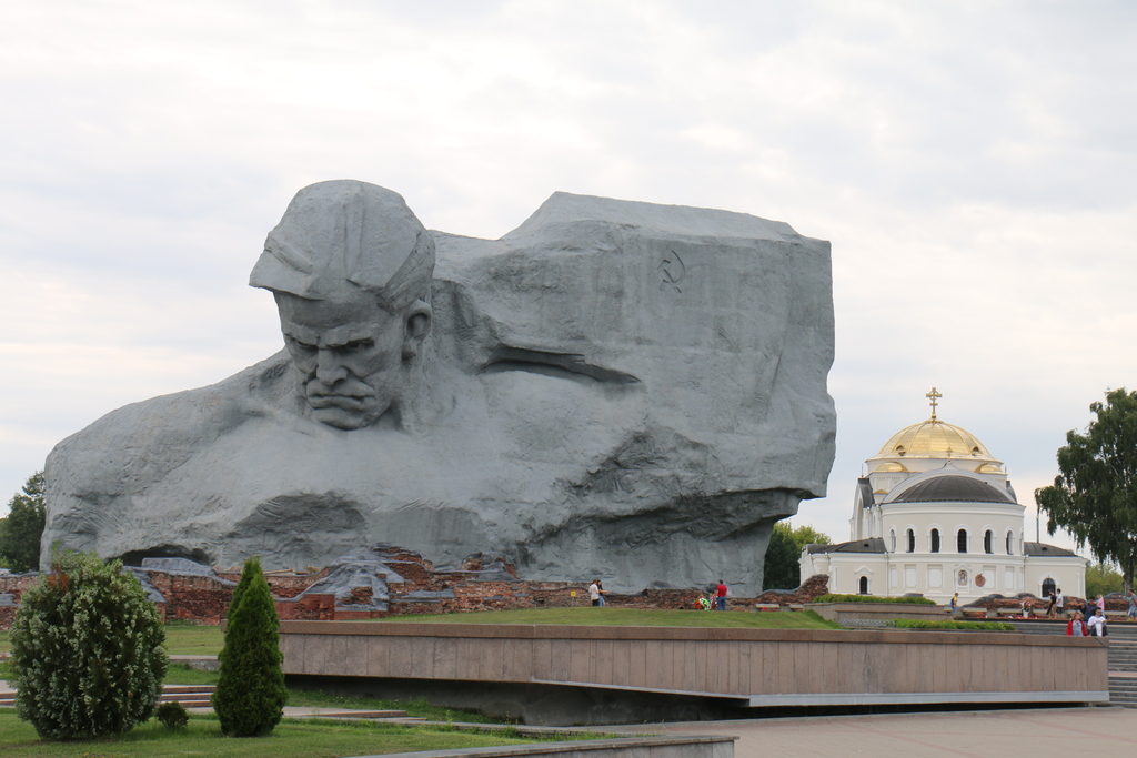 WW2 monument in Brest Belarus