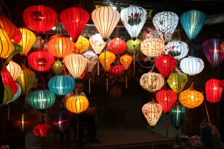 Lamps in Hoi An Vietnam