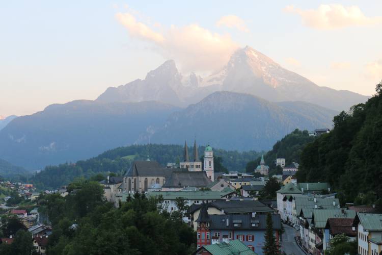 View of Watzmann in Bavaria Germany