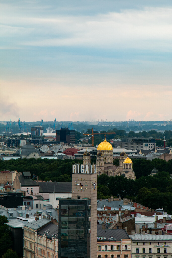 View of Riga from the Latvian Academy of Sciences