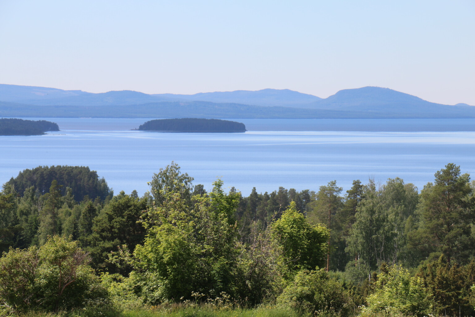 View of Lake Siljan from Tällberg